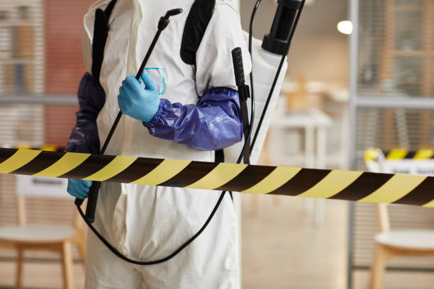 Professional Biohazard Cleanup technician working in Richwood, OH